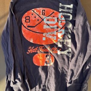 GAP Kids Long Sleeve Tee - Navy and Red